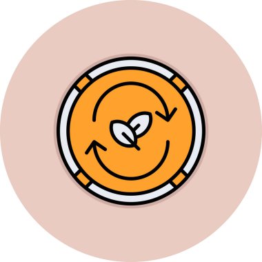 Yaprak simgesi olan para