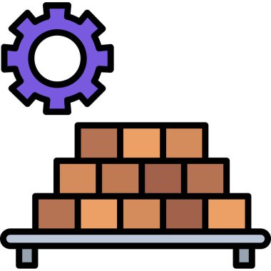 iş vitesi simgesi, vektör illüstrasyonu