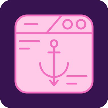 Çizgi film simgesinin vektör çizimi