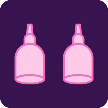 şişe simgesi vektör illüstrasyonu