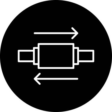 Modern b 'nin vektör illüstrasyonunda müziğin eksik simgesi