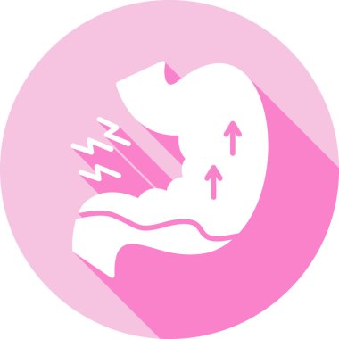 mide ikonu vektör illüstrasyonu