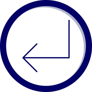 Ok. Web simgesi basit illüstrasyon