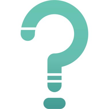 Soru işareti vektör simge tasarlamak