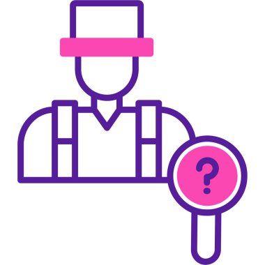 man simgesi vektör illüstrasyonu