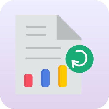 doküman dosya simgesi doldurulmuş özet biçimi