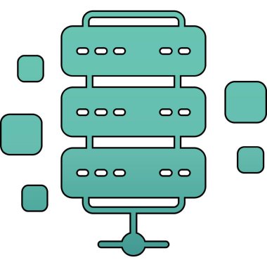 Modern b 'nin vektör illüstrasyonu eksik simgesi