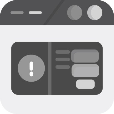 Modern b 'nin vektör illüstrasyonu radyo simgesinden yoksundur