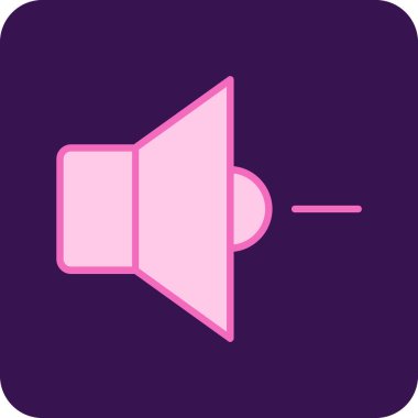 vektör hoparlörü illüstrasyon tasarımı