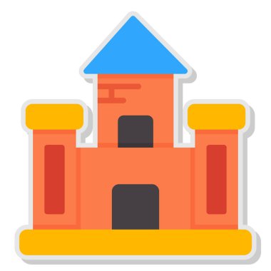 Bina inşa simgesi düz biçimli