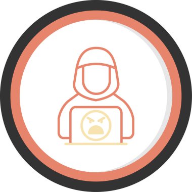 Bir simgenin vektör illüstrasyonu