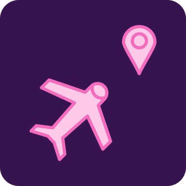 Bir kadın simgesinin vektör illüstrasyonu