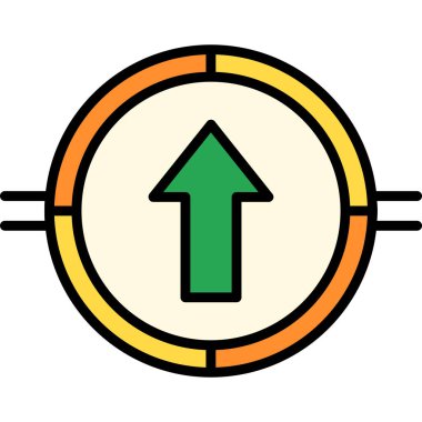 ok yönü simgesi doldurulmuş - taslak biçimi