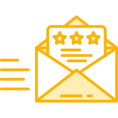 derecelendirme renk çizgisi simgesi.