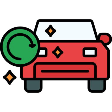 servis servis simgesi vektör çizimi çizimi