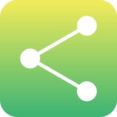 Benzersiz paylaşım vektör simgesi