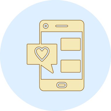 cep telefonu ikonu vektör illüstrasyonu