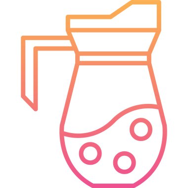 içecek içecek ikonu doldurulmuş ana hatlarıyla