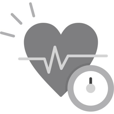 Stetoskop ikonlu kalp atışı