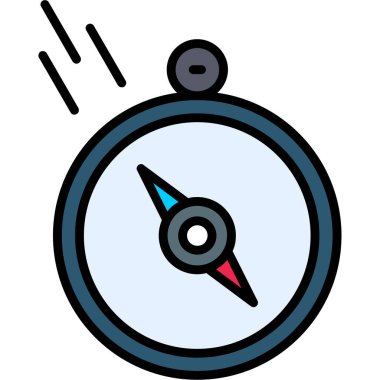 pusula web simgesi vektör resimlemesi