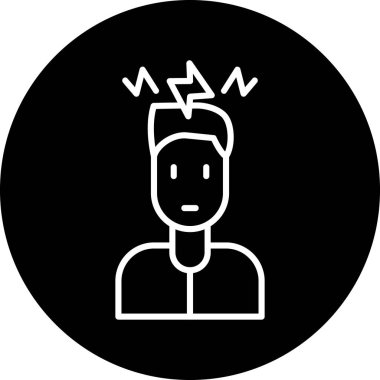 İnsan simgesinin vektör illüstrasyonu