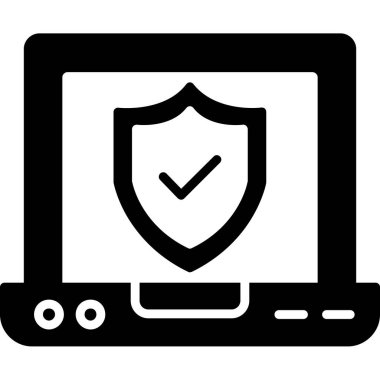 bilgisayar güvenlik kalkanı simgesi