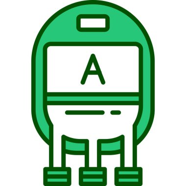 benzinlik ikonu vektör illüstrasyonu