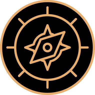 Pusula simgesi vektör resimlemesi