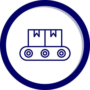 Demiryolu pist simgesi ana hatlar şeklinde