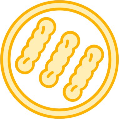 Gıda simgesinin vektör illüstrasyonu