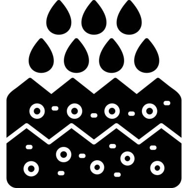 su simgesi vektör illüstrasyonu