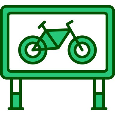 Bisiklet web vektör simgesi