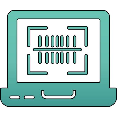 Bilgisayar simgesi. beyaz üzerinde izole edilmiş bilgisayar vektör simgeleri