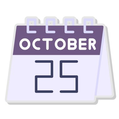 Takvim simge tasarlamak vektör