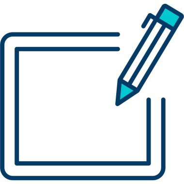 kalem simgesinin vektör illüstrasyonu