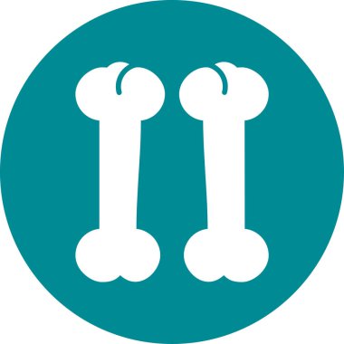 Tek bir harf simgesinin vektör illüstrasyonu