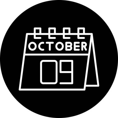 Vektör Takvim Simgesi, vektör illüstrasyonu