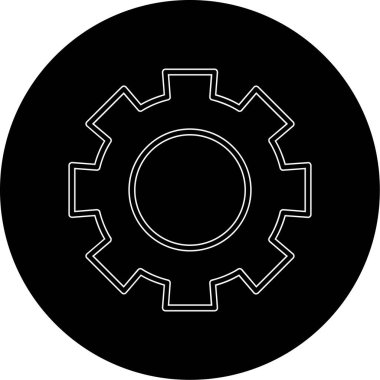 Çarkçı. Web simgesi basit illüstrasyon