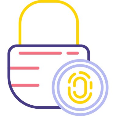 ikon vektör illüstrasyonunu kilitle