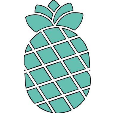 meyve ikonu. Web için karpuz vektör simgelerinin özet çizimi