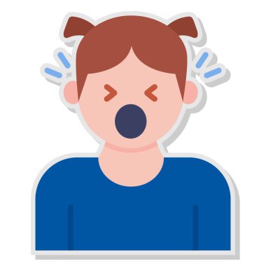 emoji. Web simgesi basit illüstrasyon