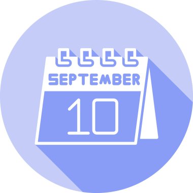 Takvim simgesinin vektör illüstrasyonu