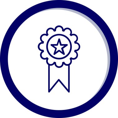 Ödül. Web simgesi basit illüstrasyon