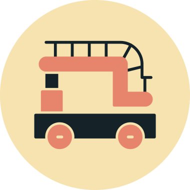 Modern oto onarımının vektör illüstrasyonu