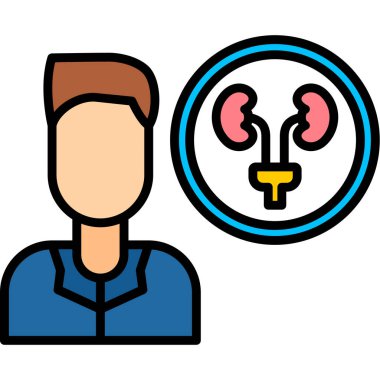 man simgesi vektör illüstrasyonu