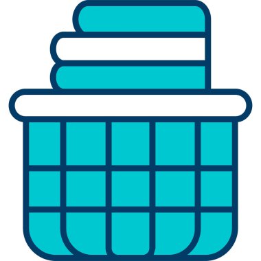 Yığın. Web simgesi basit illüstrasyon