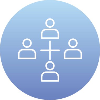 İnsan simgesinin vektör illüstrasyonu