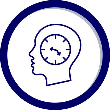 Beyin vektör simgesi biçimi