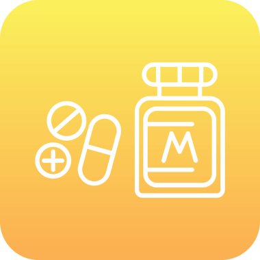 tıp web simgesi vektörü