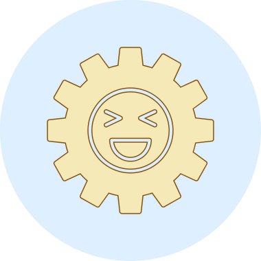 dişli simgesi vektör illüstrasyonu